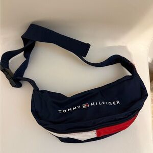 Tommy Hilfiger Navy Blue, Red, ans White Fannypack/ Crossbody bag